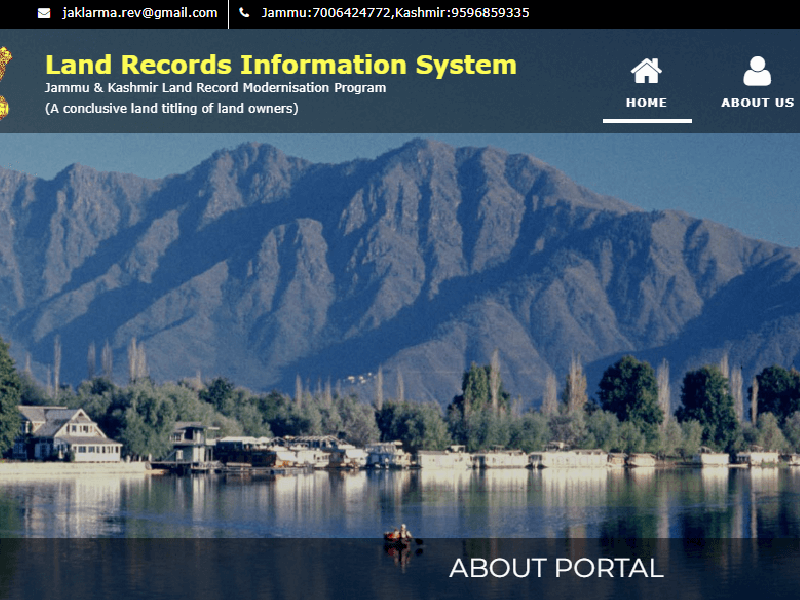 This is thumbnail image of JK Landrecords – Urdu to Other Indian languages Website